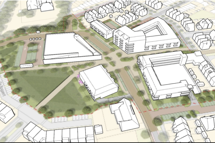 Voorlopig ontwerp centrum plan Beinum